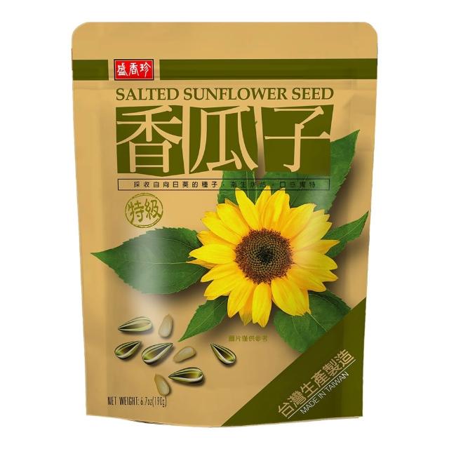【盛香珍】特級豐葵/特級香瓜子-10包入/箱(焦糖/桂圓紅棗/海鹽/香瓜子)
