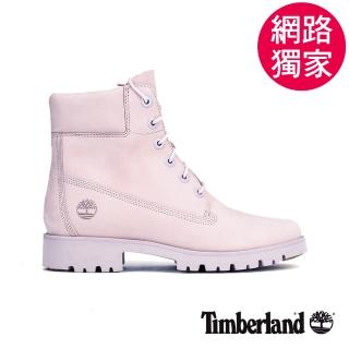【Timberland】女款淺紫色磨砂革經典6吋靴(A1X4TS40)