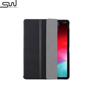 【SIMPLE WEAR】iPad Pro 11吋-2018 專用 CoverMate 保護套-皮革黑
