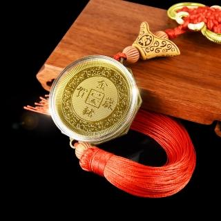 【林真邑】金豬招財防小人化煞轉運八卦吊飾
