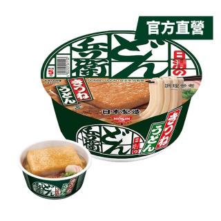 【NISSIN 日清】咚兵衛油豆腐烏龍麵 95gx12碗(日清泡麵)