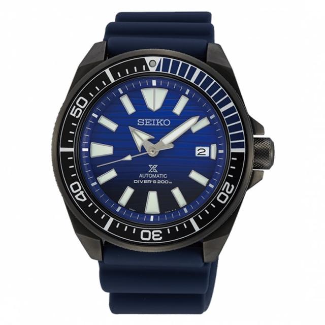 【SEIKO 精工】Prospex 機械深海潛水錶-藍(4R35-01X0A/SRPD09J1)