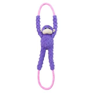 【ZippyPaws】一起拔河吧-超耐拉扯啾啾猴 有聲玩具(寵物玩具 有聲玩具)