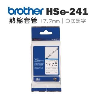 【brother】HSe-241★熱縮套管(17.7mm 白底黑字)