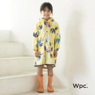 【w.p.c】空氣感兒童雨衣/超輕量防水風衣 附收納袋(頑皮象M)