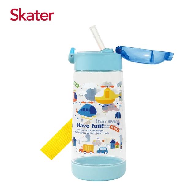【Skater】透明吸管PET水壺(480ml)