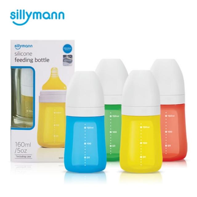 【sillymann】韓國100%鉑金矽膠奶瓶160ML