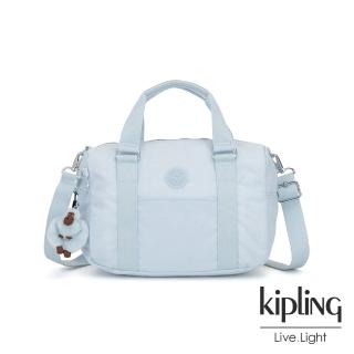 【KIPLING】棉花糖藍手提側背包-CASKA