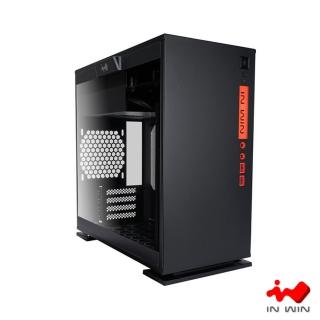 【InWIn迎廣】301 U3 透明玻璃側板電競機殼(黑/GPU-33cm/CPU-16cm)