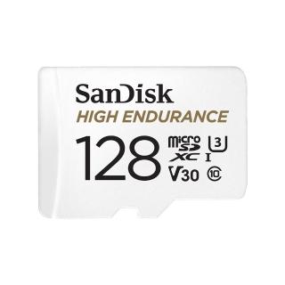 【SanDisk】行車記錄器/監控專用High Endurance microSD 記憶卡 128GB(公司貨)