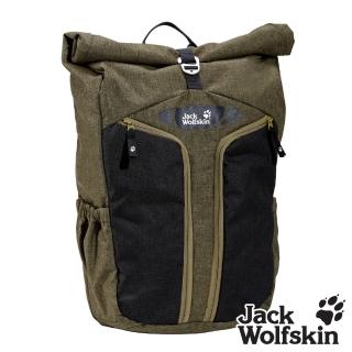 【Jack wolfskin 飛狼】Urban 城市筆電背包 18L(橄欖綠/黑色)