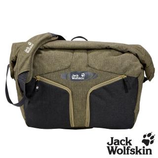 【Jack wolfskin 飛狼】Urban Messenger 單肩背包 18L(橄欖綠/黑色)