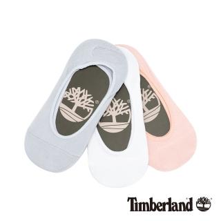 【Timberland】女款藍粉白三件組隱形襪(A1EB1R23)