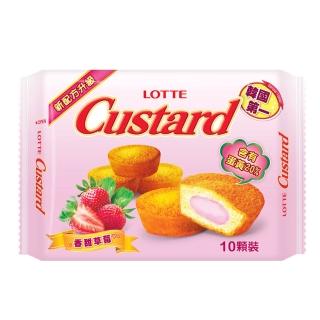 【Lotte 樂天】蛋黃派-香甜草莓(10顆/包) 