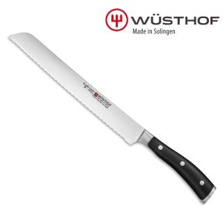 【WUSTHOF 三叉】CLASSIC IKON 23cm麵包刀(鋸齒刀)