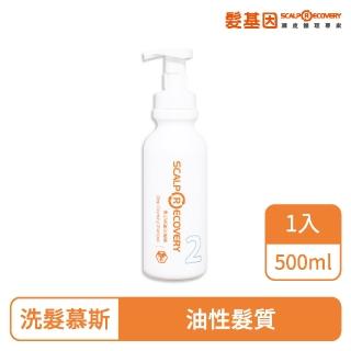 【髮基因】淨化洗髮水慕斯--油性頭皮的日常清潔 500ml(油性頭皮 無矽靈 不含矽靈 ECOcert有機認證)