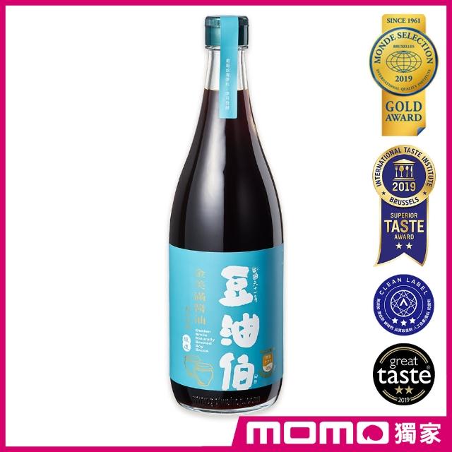 【豆油伯醬油】金美滿無添加糖釀造醬油680ml(滷、炒、醃、紅燒全方位料理)