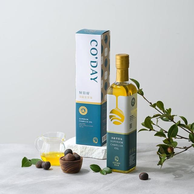 【梅山茶油合作社】梅山頂級苦茶油三入組500ML(可生飲/CODAY好日籽)