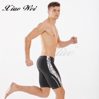 【Apple蘋果牌】時尚大男四角泳褲/七分泳褲(NO.108311)