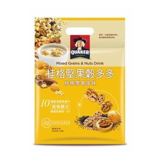 【QUAKER 桂格】堅果穀多多系列-核桃栗香風味(10入/袋)