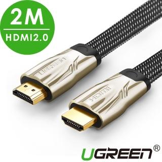 【綠聯】2M HDMI2.0傳輸線 BRAID FLAT版