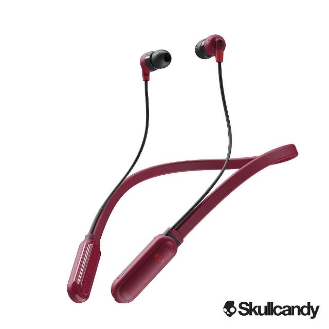 【Skullcandy 美國潮牌】INKD 應可+ 藍芽入耳式耳機-棗紅色(公司貨)