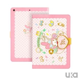 【SANRIO 三麗鷗】Apple iPad Pro 2018 11吋 Kitty系列智能休眠可立式磁扣保護套(糖果美樂蒂)