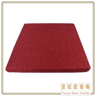 【宜欣居傢飾】編織格紋-精緻坐墊-紅-5入-55*55*5cm(高密度惰性泡棉/台灣製*免運費*YX10426-5S)