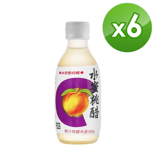 【百家珍】水蜜桃即飲健康醋6入(280mL)