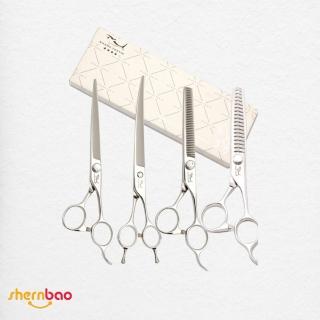 【神寶寵物】SHARK TEETH專業寵物美容剪刀(家用四星)