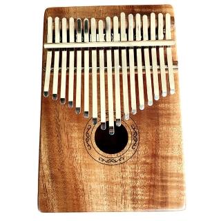 【Kalimba】嚴選K17M單板桃花心木卡林巴(17音拇指琴-送琴包)