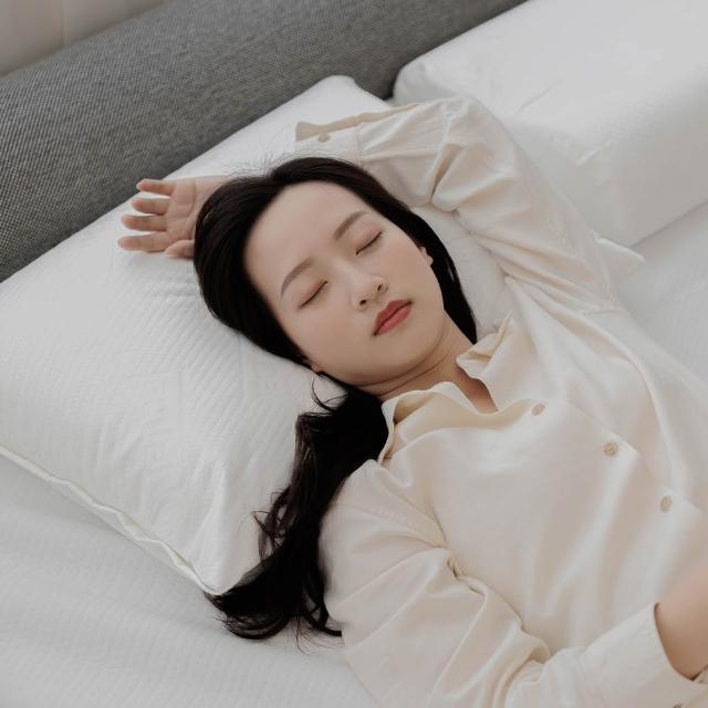 【Sonmil 森好眠】100%防蟎防水 吸濕排汗 天然乳膠枕頭(W39 麵包型枕頭)