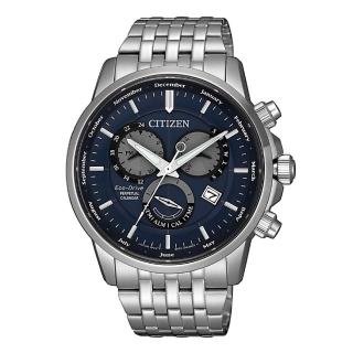 【CITIZEN 星辰】卓越質感萬年曆光動能腕錶(BL8150-86L)