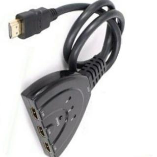 【Ainmax 艾買氏】4K支援HDMI 3進1出HDMI切換器(豬尾巴)