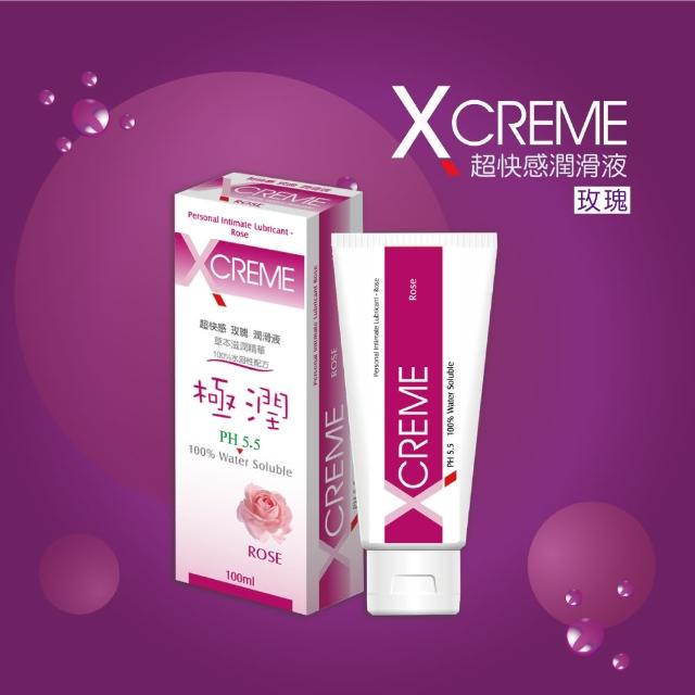 【X-creme 超快感】保濕/冰晶/蜜露/水感/蘆薈/薰衣草/蔓越莓/玫瑰潤滑液1入(100ml 8款任選)
