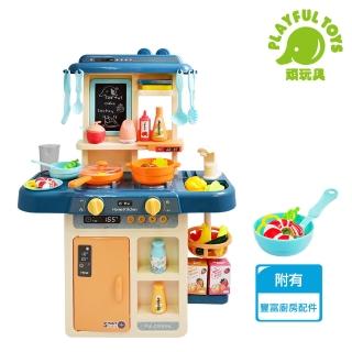 【Playful Toys 頑玩具】聲光噴霧仿真廚房(兒童家家酒)