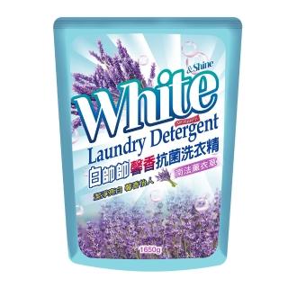 【白帥帥】馨香抗菌洗衣精-補充包1650g 任選一款(南法薰衣草/ 浪漫櫻花)