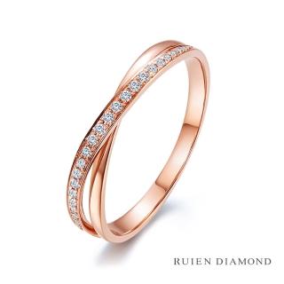 【RUIEN DIAMOND 瑞恩鑽石】輕珠寶系列 6分 鑽石戒指(18K金)