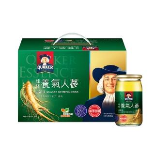 【QUAKER 桂格】無糖養氣人蔘禮盒60ml×19入×1盒(共19入 送禮推薦)