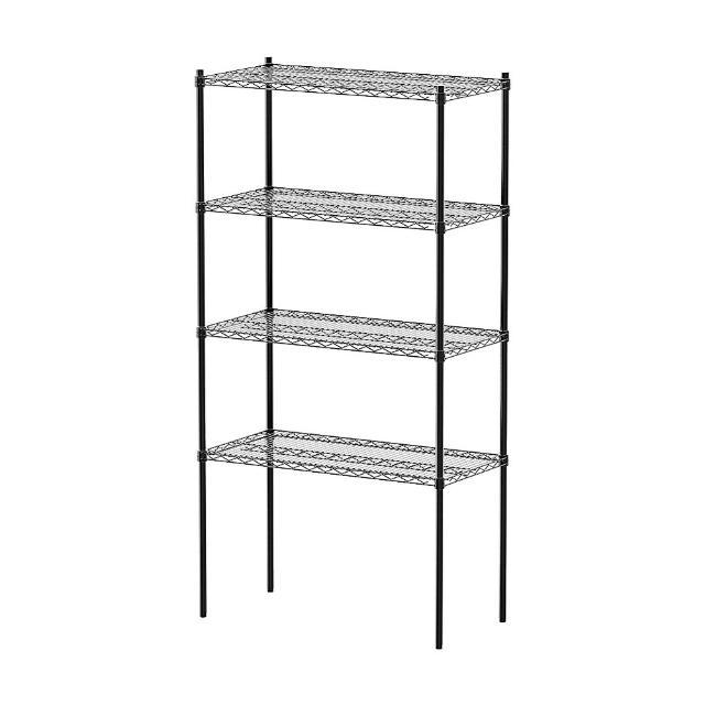 【dayneeds 日需百備】荷重型 90x45x180公分烤漆四層架(鐵力士架/收納層架/層架/鐵架)