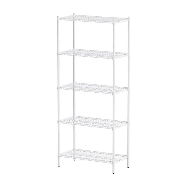 【dayneeds 日需百備】荷重型 90x45x210公分烤漆五層架(鐵力士架/收納層架/層架/鐵架)