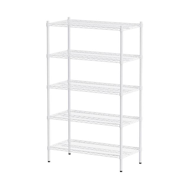【dayneeds 日需百備】荷重型 90x45x150公分烤漆五層架(鐵力士架/收納層架/層架/鐵架)