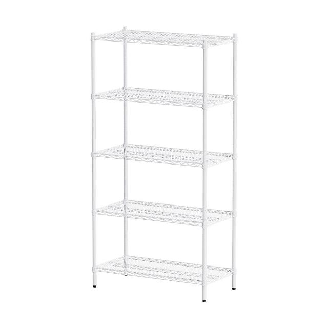 【dayneeds 日需百備】荷重型 90x45x180公分烤漆五層架(鐵力士架/收納層架/層架/鐵架)