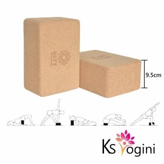 【KS yogini】天然環保 伸展軟木瑜珈磚9.5cm
