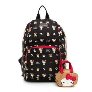【Hello Kitty聯名】後背包 DEAR BEAR熊熊系列(黑色)