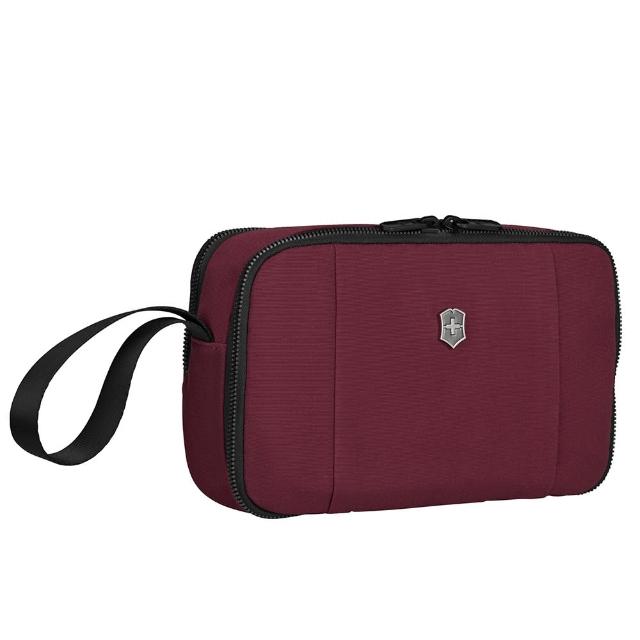 【VICTORINOX 瑞士維氏】Lifestyle Accessory 手拿兩用包(酒紅 607131)