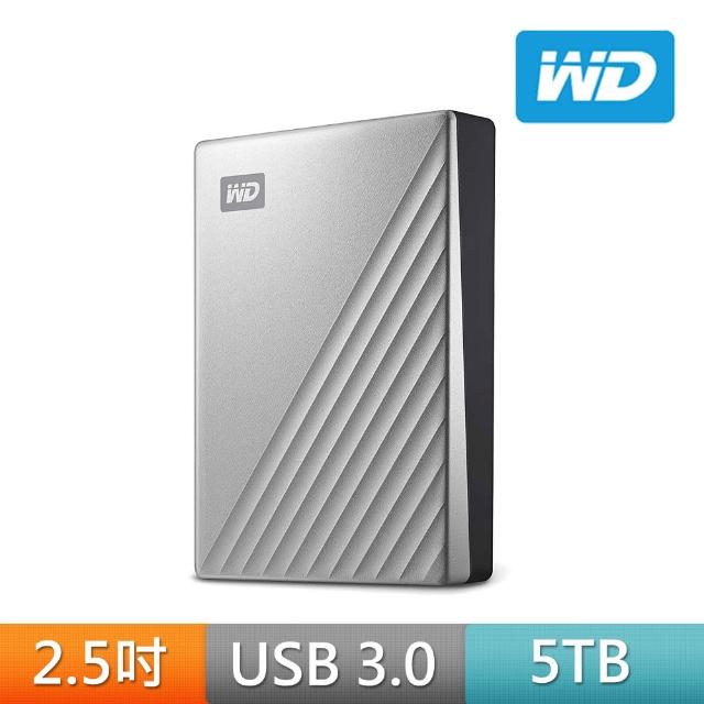 【WD 威騰】My Passport Ultra for Mac 5TB 2.5吋USB-C行動硬碟