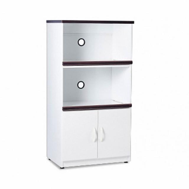 【ASSARI】防潮防蛀緩衝二拖盤塑鋼電器櫃(寬65x深43x高124cm)