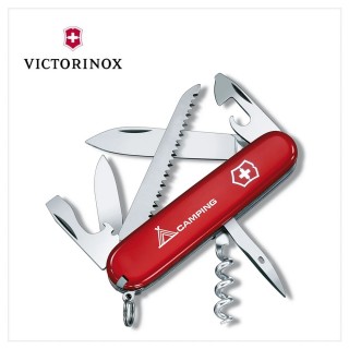 【VICTORINOX 瑞士維氏】Camper13用瑞士刀/紅色(1.3613.71)
