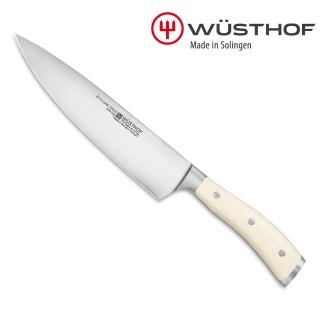 【WUSTHOF 三叉】CLASSIC IKON 20cm主廚刀(creme)